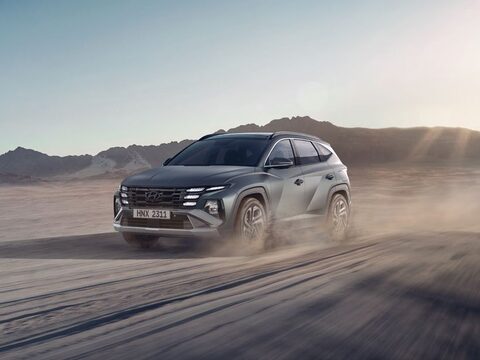 Hyundai Tucson у русі