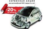 -20% на запчасти FIAT