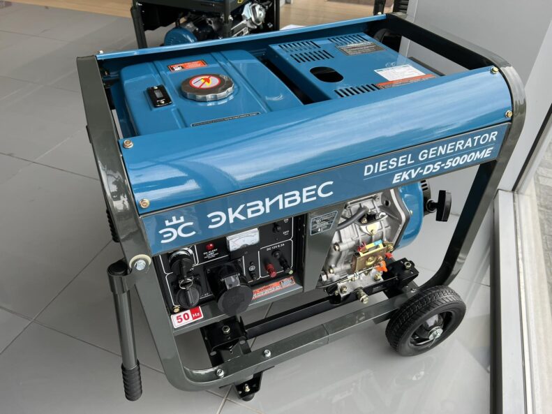 Портативний дизельний генератор  EKV-DS-5000ME