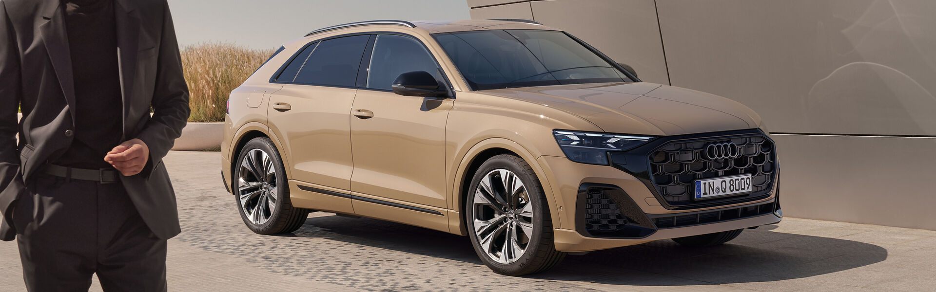 Audi Q8 вид сзади