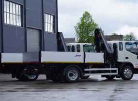 Автомобіль бортовий з КМУ HIAB (Швеція) на шасі JAC N120
