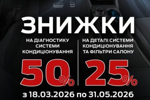 Весняні знижки на кондиціонер у авто: вигідна пропозиція від Ford Аеліта
