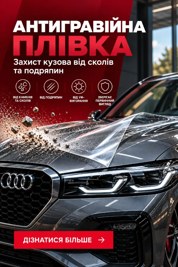 Антигравійна плівка на автомобіль в AELITA